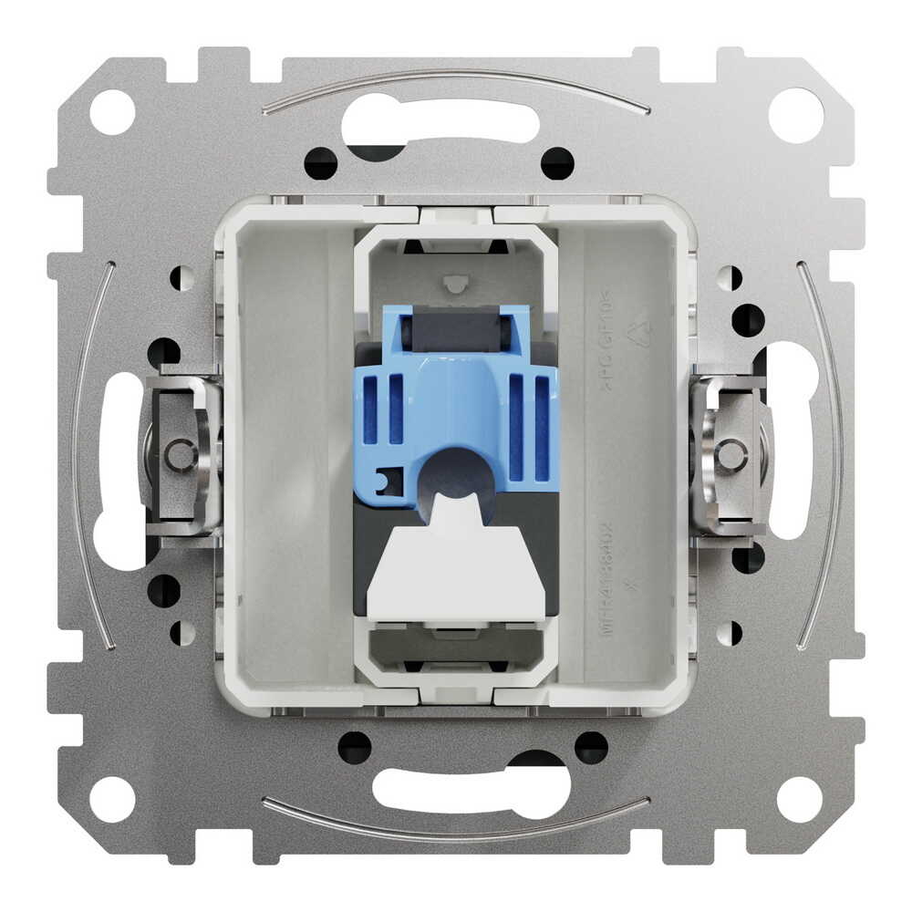 Розетка Schneider Sedna Design черная компьютерная RJ45 Cat. 6 UTP ( SDD114461 )